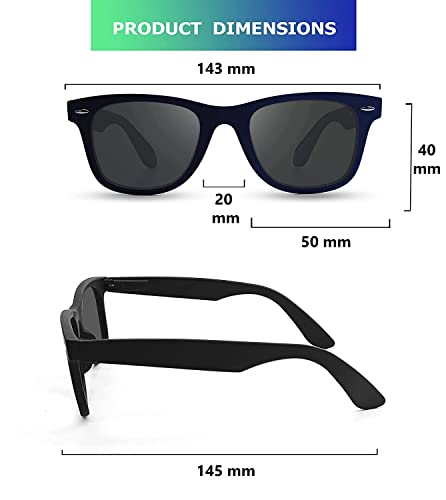 Image of EFERMONE Polarized Sunglasses 100% 400nm UV Protection For Men and Women with TAC Impact Resistant Lens (Pola-Club Edition)