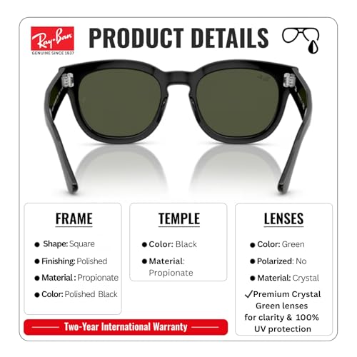 Image of Ray-Ban RB0298S MEGA HAWKEYE Square Shaped Sunglasses for Men & Women with Official RAYBAN Eyewear Kit