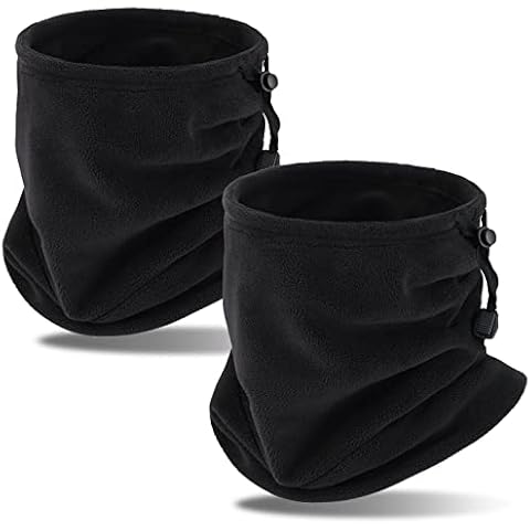 Arcweg Calentador de cuello térmico unisex con tubo de cordón Cover