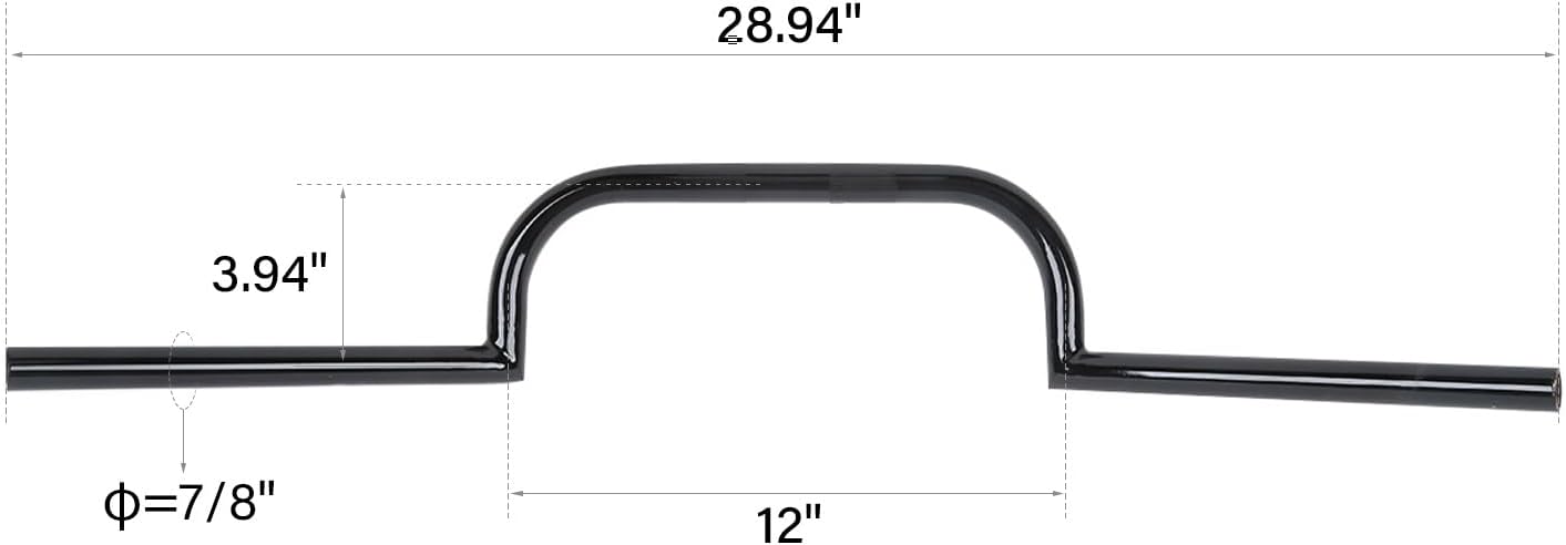 TCMT Universal 7/8" Motorcycle Handlebar Fit For Harley Sportster XL 883 1200 Softail Dyna Tour Glide Cruiser Bobber Custom Chopper Honda Kawasaki Yamaha Suzuki