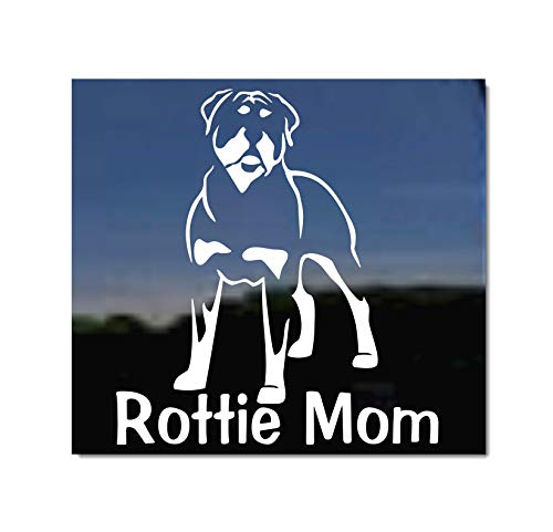 Rottie Mom ~ Rottweiler Vinyl Window Auto Decal Sticker