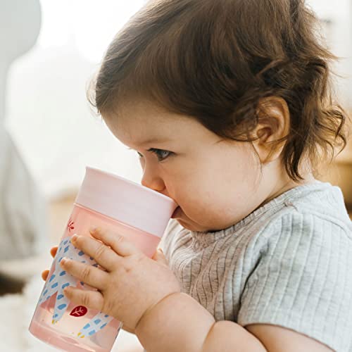 Dr. Brown’s Milestones™ Cheers360™ Training Sippy Cups For Babies & Toddlers - Red/Pink Animals - 10Oz - 2-Pack - 9M+ #TOP3