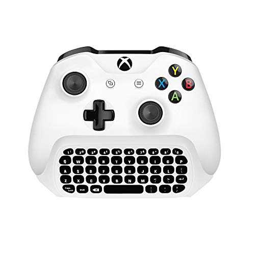Backlight Keyboard for Xbox One with Audio Jack/Headset Mini Game Keyboard Fit Xbox One/One S/One Elite/2, 2.4G Receiver Included by MEIZHEN - Used condition - US$17.17