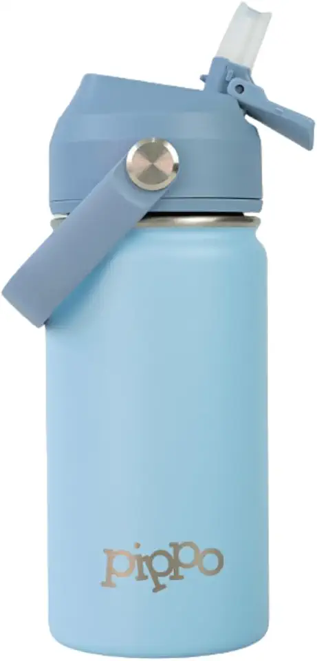 Pippo | Garrafa Térmica Infantil Aço Inox (Azul)