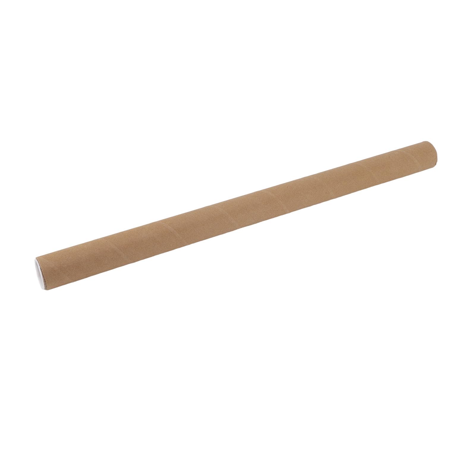 Tubes d'affiche ronds Paquet de 12 tubes d'expédition en papier kraft robustes avec capuchons en plastique pour les affiches d'œuvres d'art, les plans, le stockage et la pro (3,4*51cm)