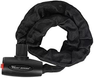 Bicycle Lock,Heavy Duty Bike Lock Chain Locks for Outside Motorcycle Chain Lock Flexible Bike Lock Portable Lock Bike Chain Lock Electric Motor Chain Lock Key Lock Bicycle Lock Cable Lock Black