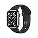Produktbild Apple Watch Series 6 (GPS + Cellular, 40 mm) Edelstahlgehäuse Graphit, Sportarmband Schwarz