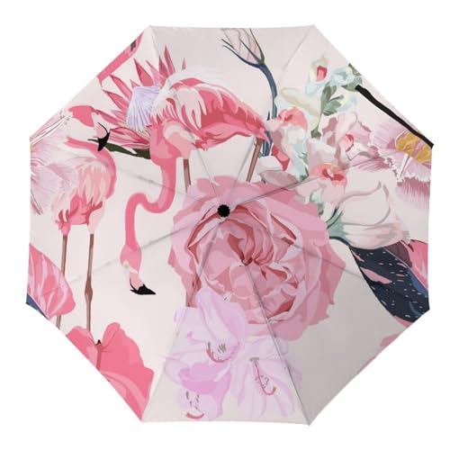 Parapluie pliant mouton automatique compact et ultra résistant pour la pluie