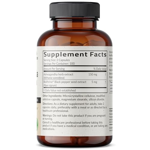 Image of Futurebiotics Ashwagandha Extra Strength Stress & Mood Support 200 Capsules