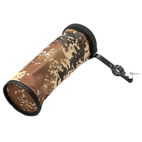 VICASKY Drumstick Holder Bag Lightweight Camouflage Drumstick Storage Container with Clamp for Easy Carrying for Drummers and