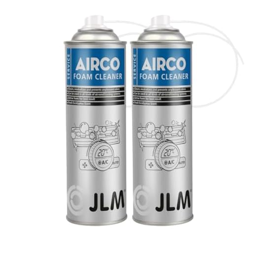JLM - Klimaanlagenreiniger 500ml - Klimaanlagen Reinigungsschaum mit frischem Eukalyptusduft - Reinigung für Airco in PKW, LKW, KFZ, Büro und Häuser - Airco Foam Cleaner