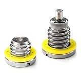SWQS 2 PCS Lower Unit Oil Drain Plug for Mercury MerCruiser Outboard Engine Gear Case, 3/8-16 Magnetic and Non-Magnetic Screw Parts Kit with 2pcs Seal Gaskets Replaces 8M0058389 10-79953Q04