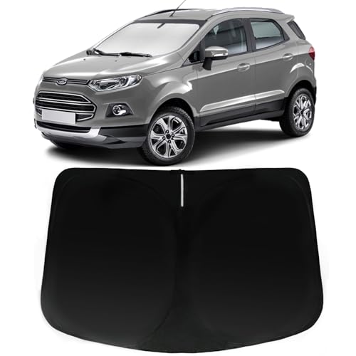 Image of Windshield Sun Shade for Ford EcoSport 2020-2025, Car Front Window Sunshade with 240T Sun Visor Protector Blocks UV Rays Heat Sun Shield Accessories