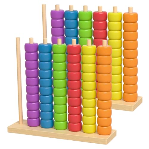 Jouets de tri des couleurs en bois pour occuper intelligemment les enfants au salon