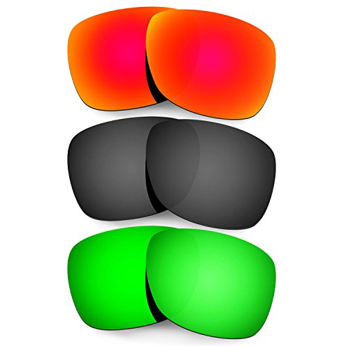 Verres pour Oakley Catalyst - 3 paires de lentilles de rechange pour le sport et les loisirs homme