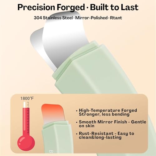 Image of Black Head Remover Tool, Deep-Cleansing Pore Scrubber with Easy-Grip Handle | Dual-Head Design | Stainless Steel | Gentle on Skin | Portable | For Men & Women