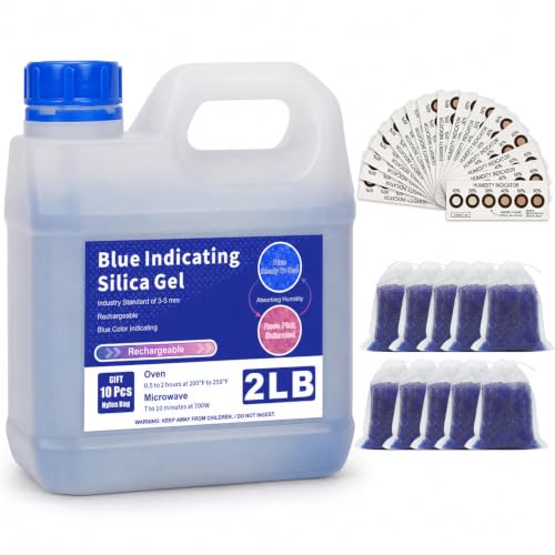 Deshumidificador de gel de sílice azul de 2 libras para filamento de impresora 3D