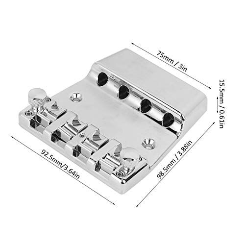 Elektrische gitaarbrug, 4-snarige basbrug, schoenvormige elektrische gitaaronderdelen, muziekinstrumentenaccessoires… - Image 3