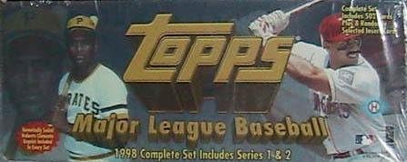 1998 Topps Baseball Card Set Set - MLB Cards