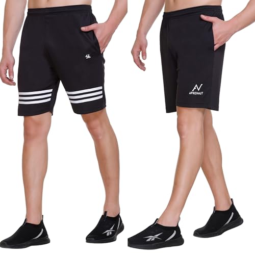 Image of Men's Shorts | Shorts for Men's | Men's Cotton Shorts | Dual Pocket Sleep Shorts - Regular Shorts - Workout, Gym, Running, Sports and Yoga Shorts - Pack of 2