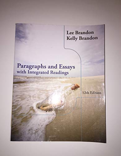 Paragraphs and Essays: With Integrated Readings