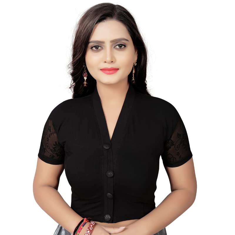 Buy ZALDIA V-Neck Button Wala Short 