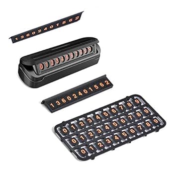 Amazon | 自動携帯カード電話番号駐車場ナンバープレート隠し