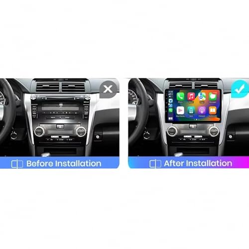 Pantalla táctil Toyota Camry 2013 que soluciona la falta de GPS y Carplay 3