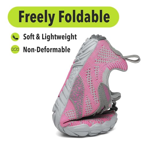 Image of SAGUARO Womens Mens Barefoot Shoes Minimalist Trail Runner Wide Toe Box Zero Drop Outdoor Cross Training Shoe