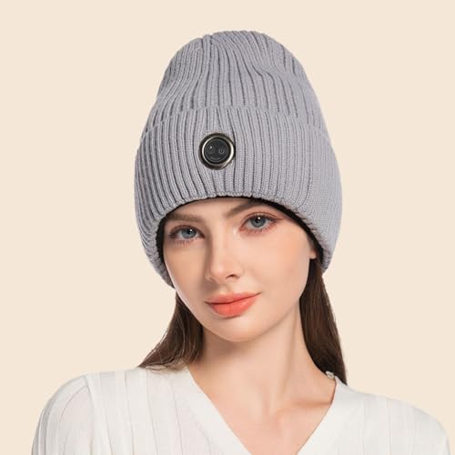 Bonnet chauffant réglable à 3 vitesses en polyester pour le ski