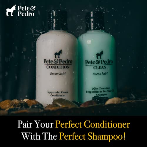 Pete & Pedro Condition - Peppermint Daily Conditioner For Men & Women | Creamy Conditioner Hydrates & Heals Dry, Damaged Hair | As Seen On Shark Tank, 8.5 Oz. #TOP5