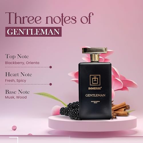 Image of Immerse Eau De Parfum (100ml) Gentleman Premium Long Lasting for Men & Women