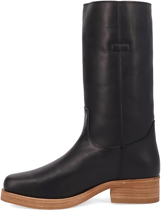 Dingo Mens Dutton Round Toe Pull On Casual Boots Mid Calf