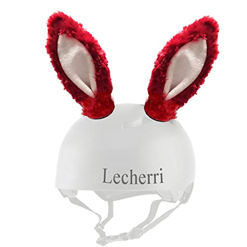 Lecherri Rabbit Ears for Helmet 2PCS Accessories Cute Bunny Ears Decoration(Helmet Not Included)