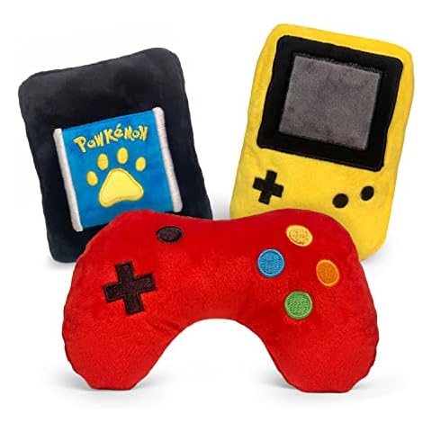 TONBO Cute Fun Plush Dog Toys (Gamer Combo) Cover