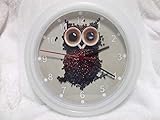 küchenuhr kaufen  ✿ Küchenuhr in 4 Farben ✿ EULEN 16 ✿ Wanduhr ✿ KEIN TICKEN ✿ mit/ohne Name