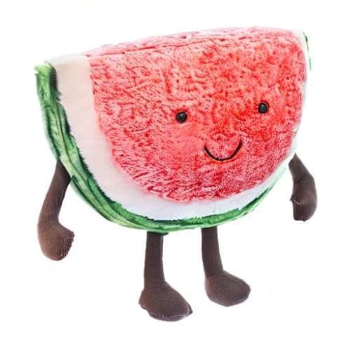 Cuddly Big Soft Toys Fruit Serie Watermelon Stuffed Animals Toy Cushion Doll, 12" /30cm Watermelon Plushie Best Birthday Gifts for Children & Kids
