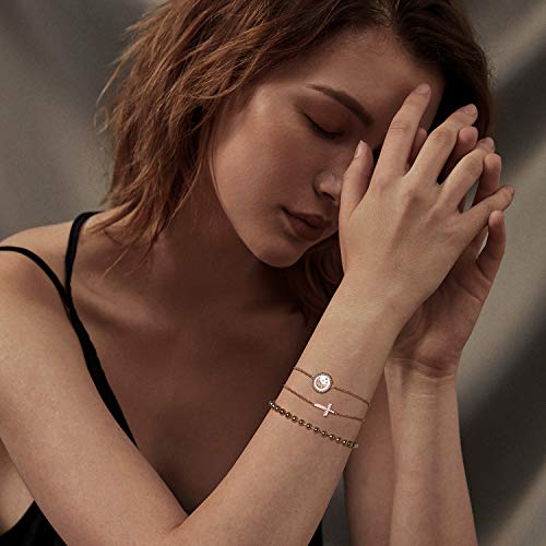 LOYATA Gold Bracelet Gold 14K Gold Filled Dainty Chain Simple Jewelry Gift for Women3