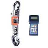 10000kg 10T HD Wireless Electronic Digital Hanging Crane Scale W/Handheld Meter Industrial Heavy Duty Crane Scale with LCD Backlight & Unit Change