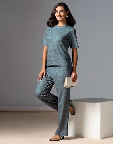 Image of Selvia Women's Top and Pant Co ord Set for Women, Co ord Set for Women Stylish