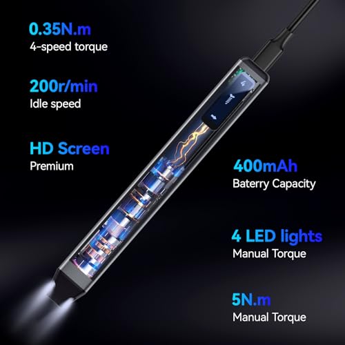 Image of UF-TOOLS Mini Electric Screwdriver, 83 in 1 Cordless Rechargeable Small Power Screwdriver Set with 71 Bits, Led Light and Magnetic Mat, Professional Repair Tool for Phone Watch Camera Laptop PC, Blue