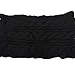 NEOSAN Womens Thick Ribbed Knit Winter Infinity Circle Loop Scarf Twist Black