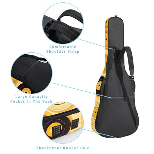 Sac pour guitare imperméable antichoc pour protéger de la pluie