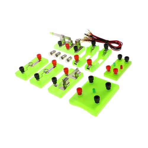 Beaupretty Kit Elettrici Educativo per Esperimenti Serie e per Scuola Elementare e Media Materiale Didattico Scientifico per Progetti Stem