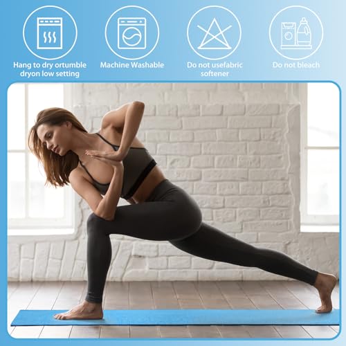 Jellyarch MEG-JELLYARCH-12 2 Sets Hot Yoga Towels Face Towels Large Yoga Mat Towel thumb #3