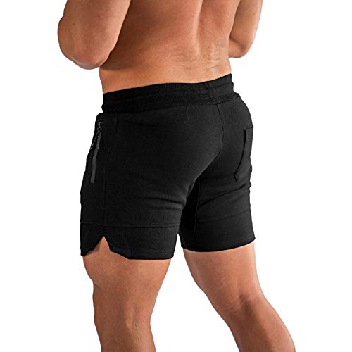 PIDOGYM Men's 5" Gym Workout Shorts,Fitted Jogging Short Pants for Bodybuilding Running Training with Zipper Pockets by PIDOGYM - Used condition - Image 5