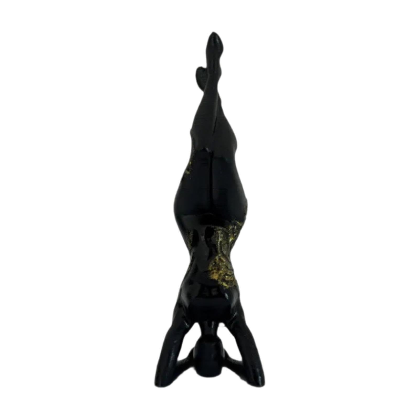 TWISAXC Home Decor Resin Yoga P Sculpture Decorative Art Ornament For Dining Table And Housewarming Yoga P Statue
