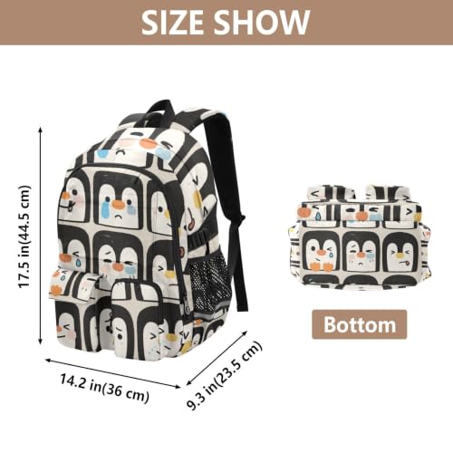 Mochila para computadora de 17.5 pulgadas impermeable con espalda acolchada 3