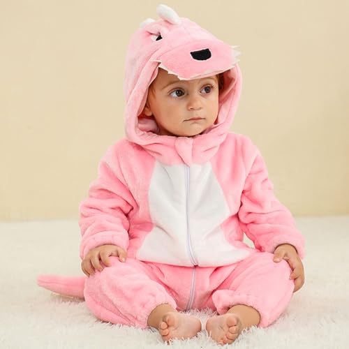 Mono de dinosaurio bebé en acción