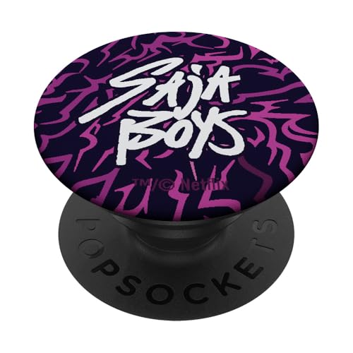 Kpop Demon Hunters Saja Boys Demon Pattern PopSockets Adhesive PopGrip